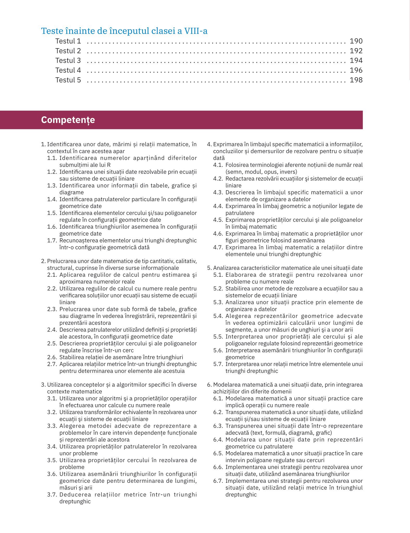 Matematica.Caiet pentru vacanta de vara. Clasa a VII-a | Ioan Balica, Paula Balica, Marius Perianu, Liviu Stroie - 2 | YEO