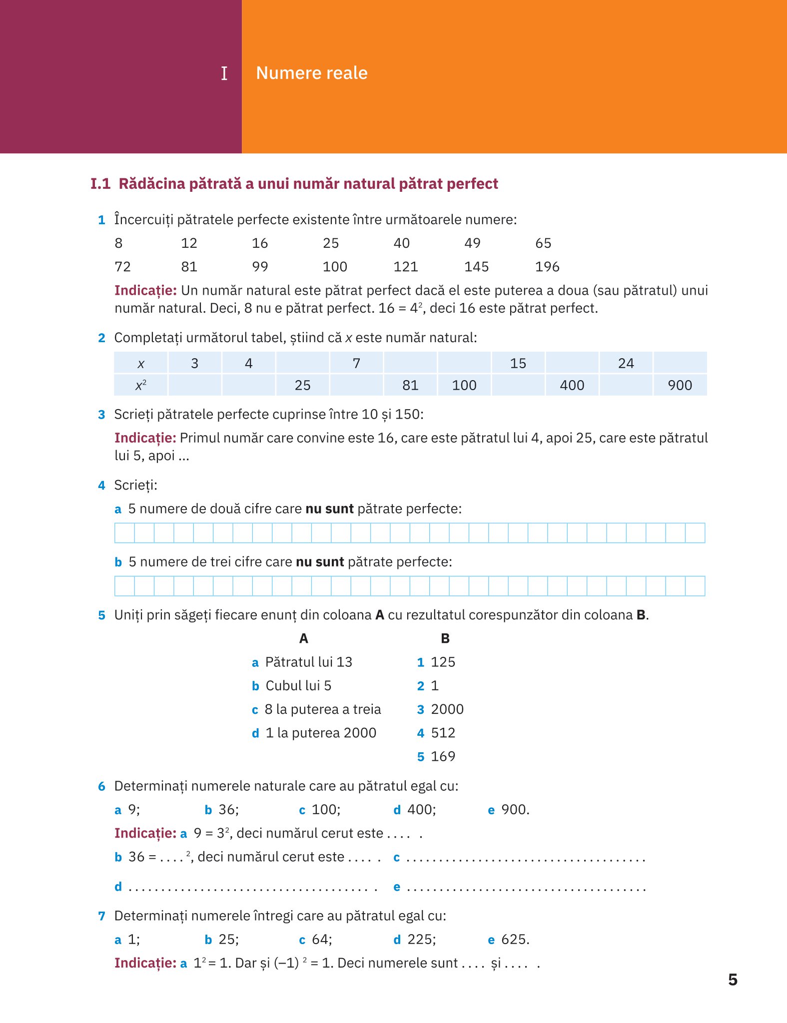 Matematica.Caiet pentru vacanta de vara. Clasa a VII-a | Ioan Balica, Paula Balica, Marius Perianu, Liviu Stroie - 3 | YEO