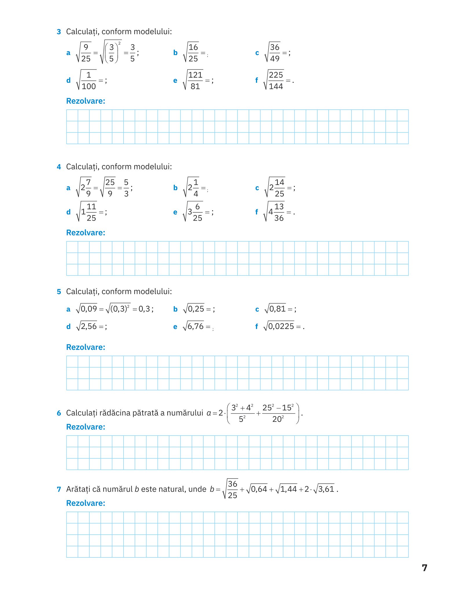 Matematica.Caiet pentru vacanta de vara. Clasa a VII-a | Ioan Balica, Paula Balica, Marius Perianu, Liviu Stroie - 5 | YEO