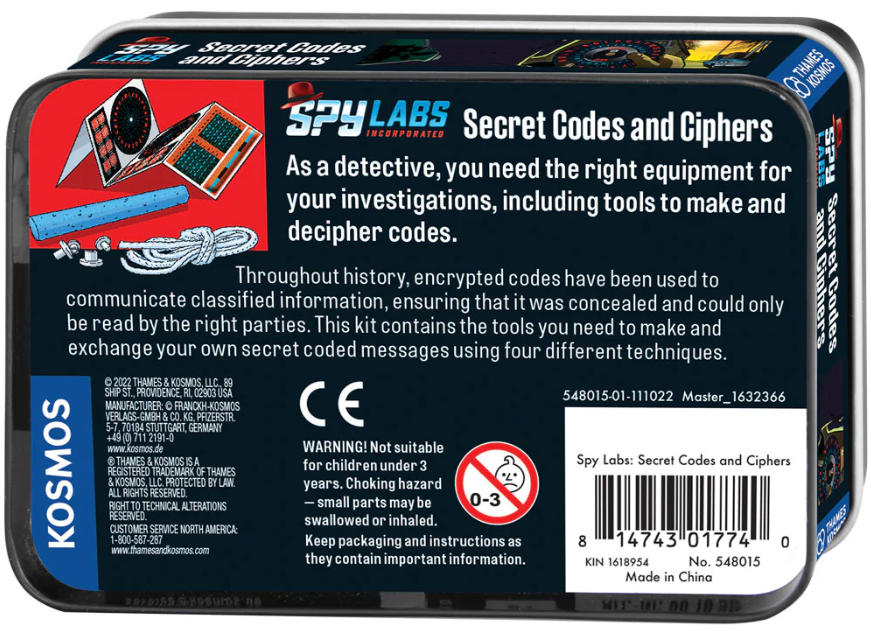 Set pentru mesaje codate - Spy Labs | Thames & Kosmos - 1 | YEO