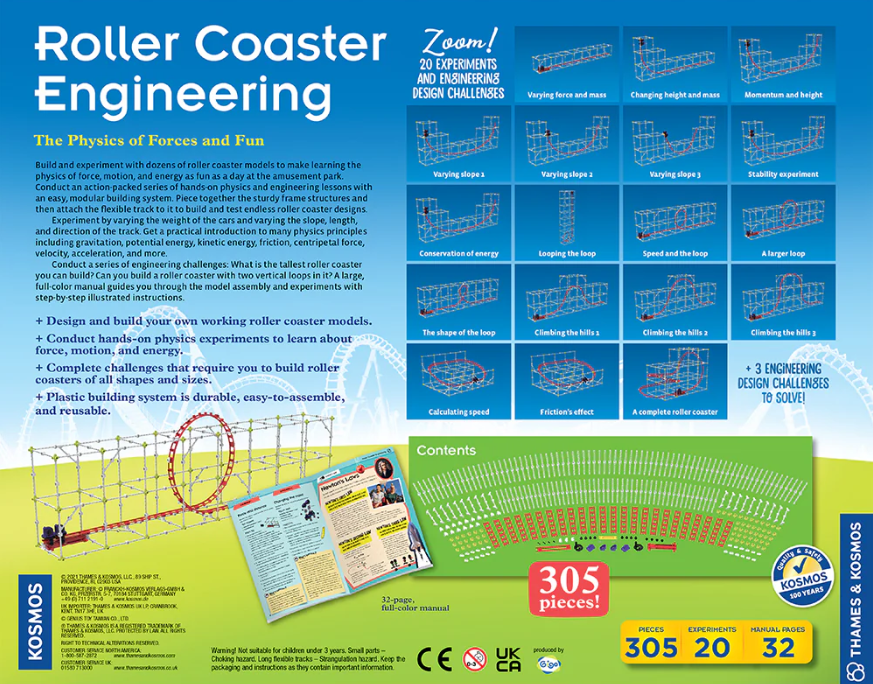 Set educativ STEM - Roller Coaster | Thames & Kosmos - 1 | YEO