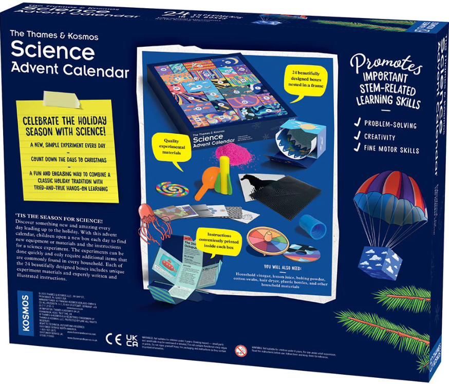 Calendar advent STEM - 24 de experimente stiintifice | Thames & Kosmos - 3 | YEO