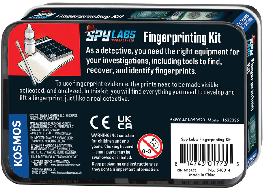 Set pentru amprente digitale - Spy Labs | Thames & Kosmos - 1 | YEO