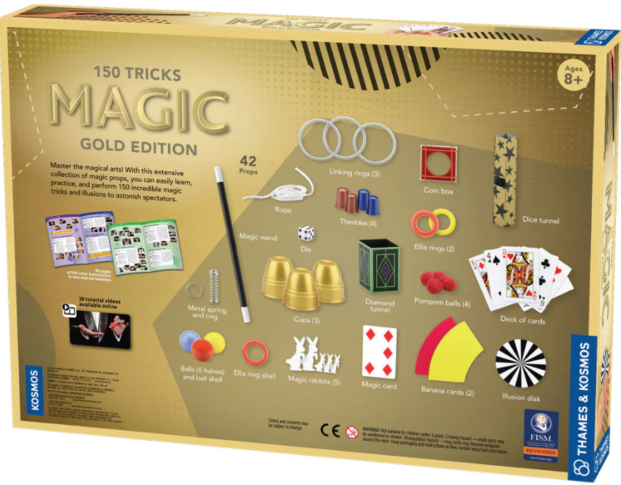 Set de magie cu 150 de trucuri - Gold Edition | Thames & Kosmos - 1 | YEO