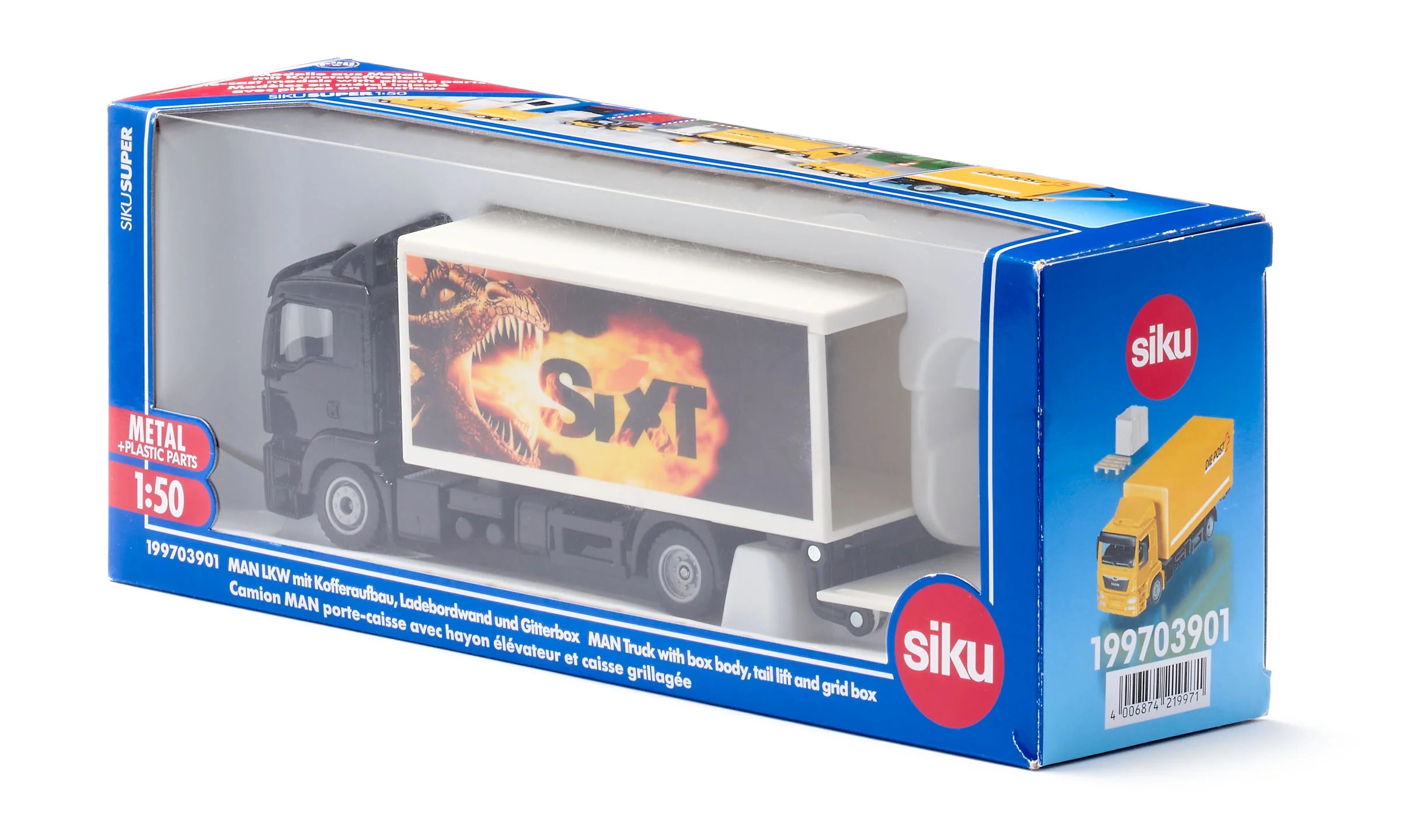 Jucarie - Camion MAN Sixt | Siku - 4