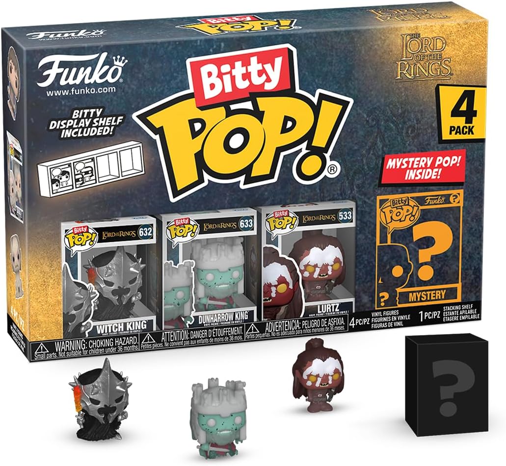 Set 4 figurine - Bitty Pop! The Lord of the Rings: Witch King | Funko - 2 | YEO