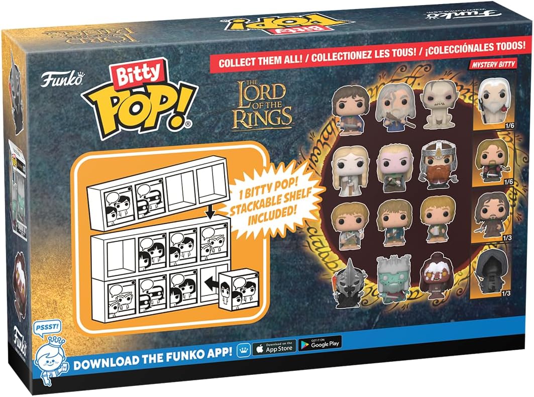 Set 4 figurine - Bitty Pop! The Lord of the Rings: Witch King | Funko - 1 | YEO