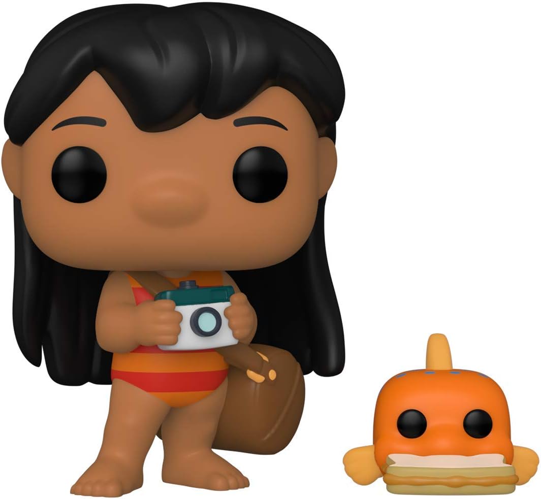 Figurina - Pop! Lilo & Stitch: Lilo with Pudge | Funko