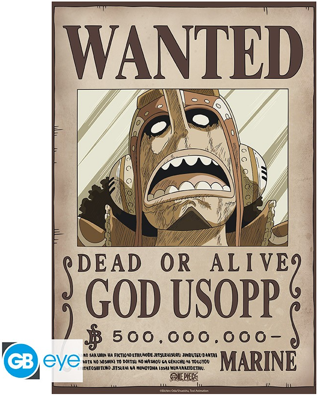 Poster - One Piece - Wanted God Usopp