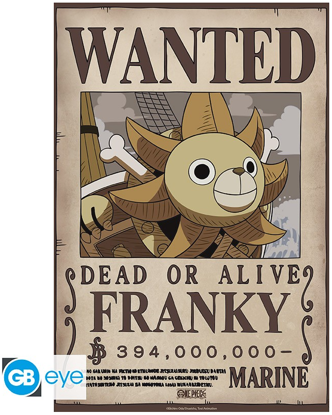 Poster - One Piece: Wanted Franky Wano