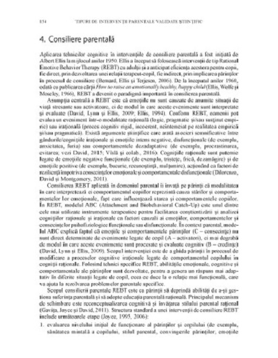 Tratat de interventii parentale validate stiintific | Daniel David, Oana David - 6 | YEO