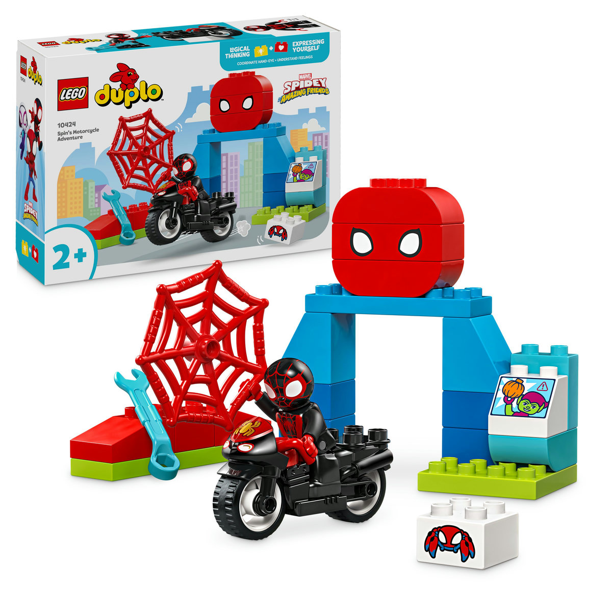 LEGO Duplo - Aventura pe motocicleta a lui Spin (10424) | LEGO