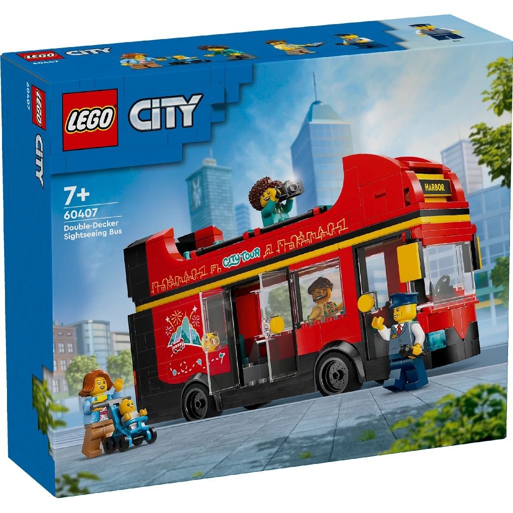 LEGO City - Autobuz turistic rosu cu etaj (60407) | LEGO - 9 | YEO