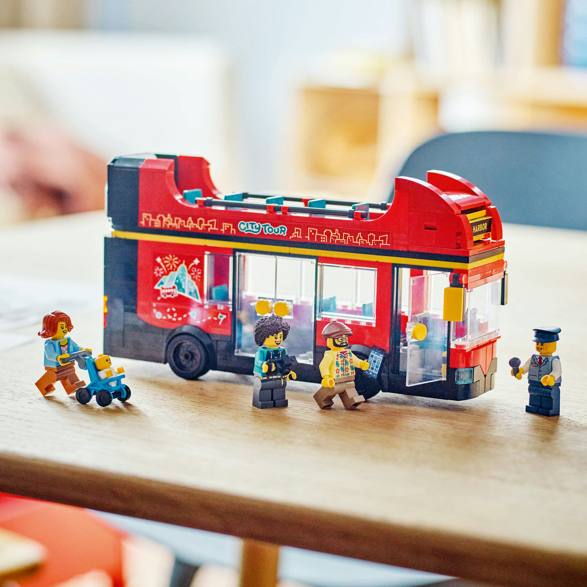 LEGO City - Autobuz turistic rosu cu etaj (60407) | LEGO - 4 | YEO