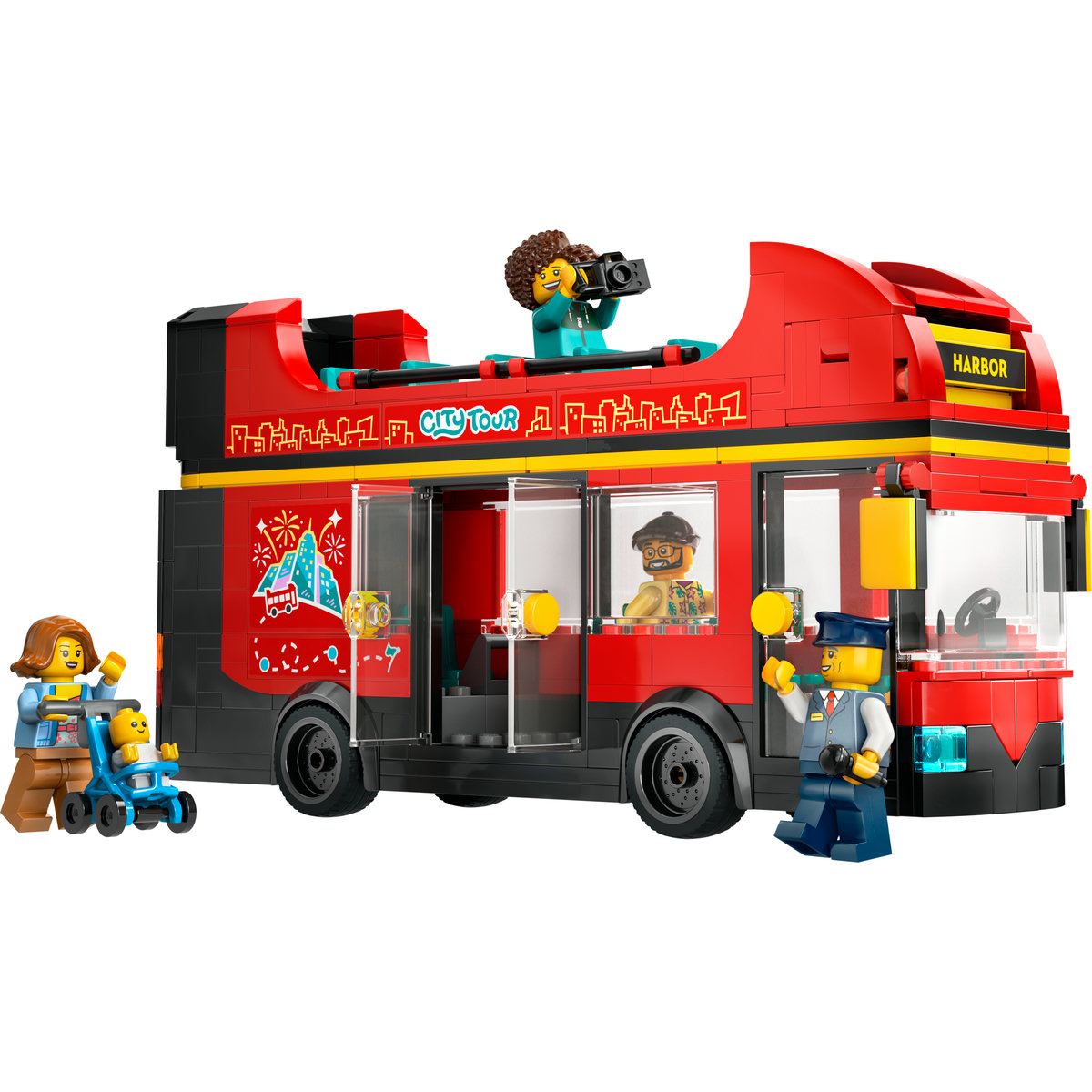 LEGO City - Autobuz turistic rosu cu etaj (60407) | LEGO - 5 | YEO