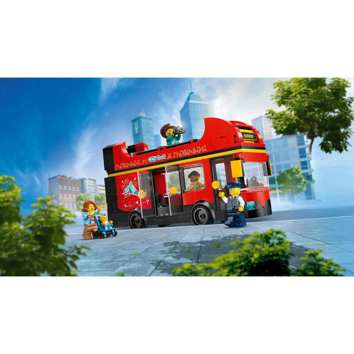 LEGO City - Autobuz turistic rosu cu etaj (60407) | LEGO - 8 | YEO