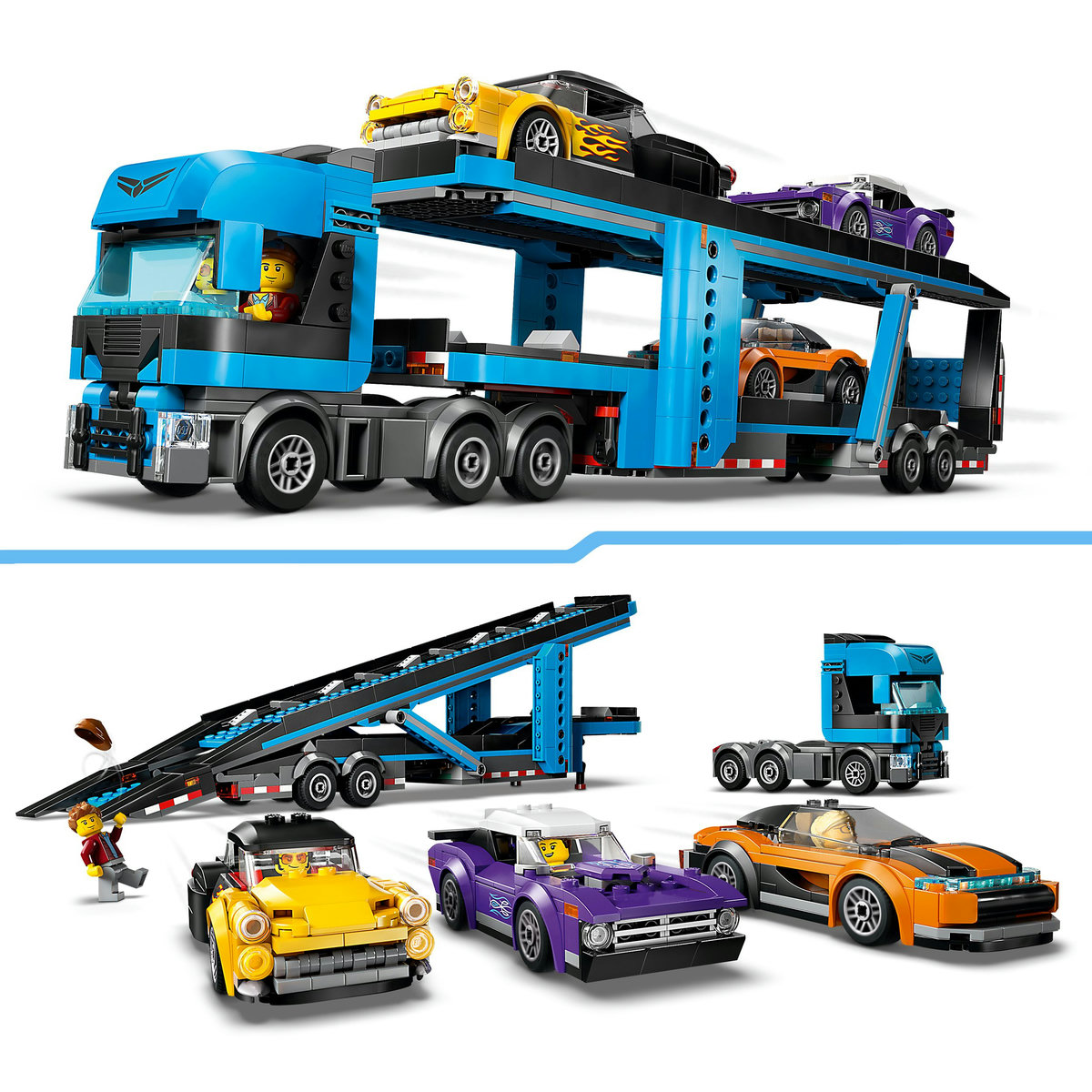 LEGO City - Camion transportor de masini sport (60408) | LEGO - 6 | YEO