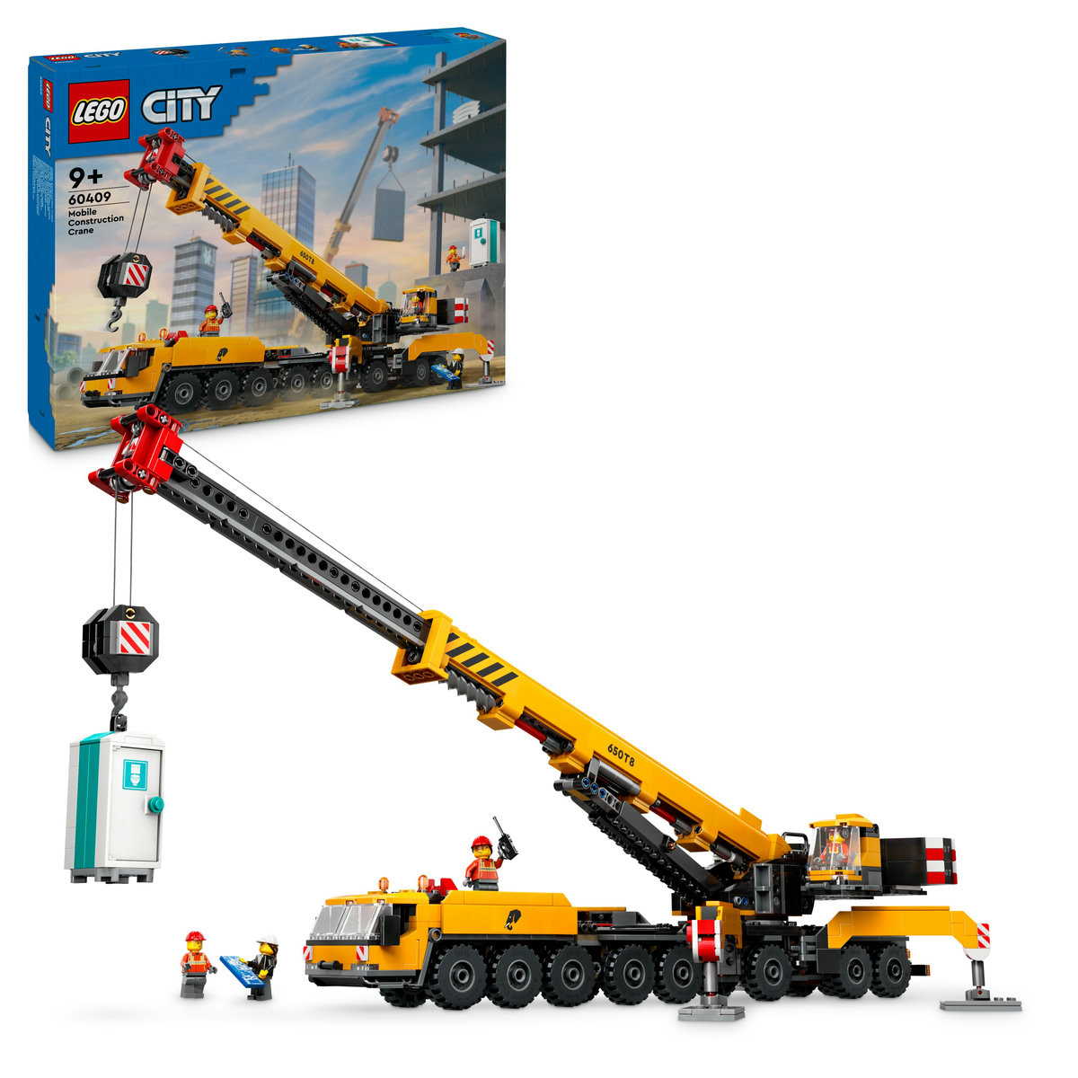 LEGO City - Macara mobila galbena de constructii (60409) | LEGO