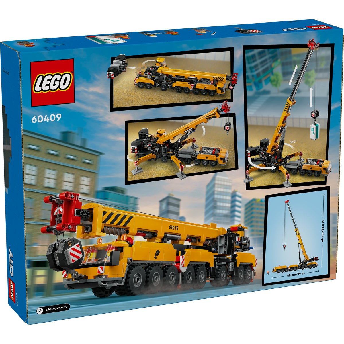 LEGO City - Macara mobila galbena de constructii (60409) | LEGO - 1 | YEO