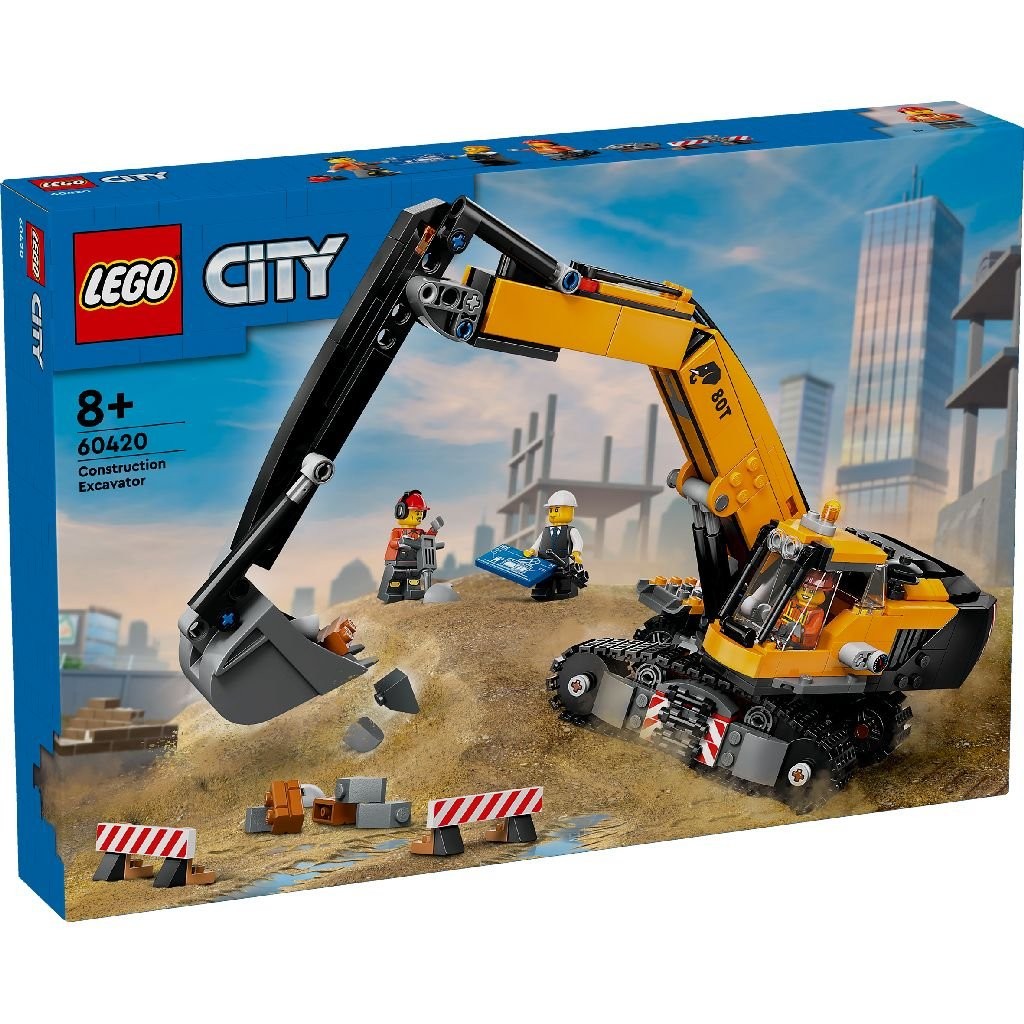 LEGO City - Excavator galben de constructii (60420) | LEGO - 9 | YEO