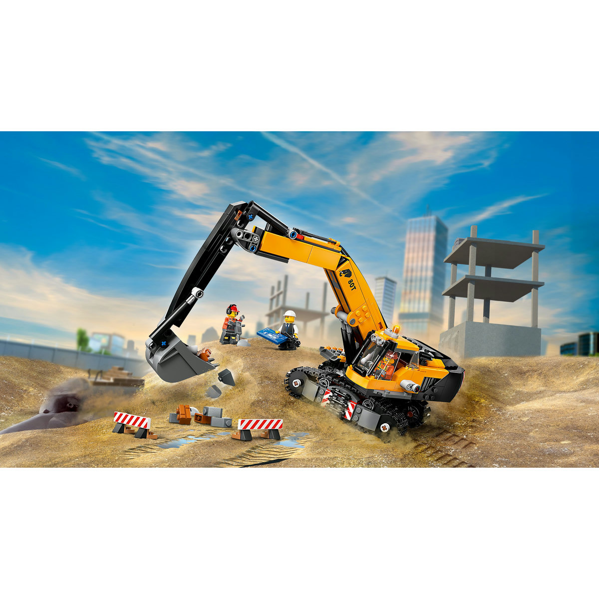 LEGO City - Excavator galben de constructii (60420) | LEGO - 8 | YEO