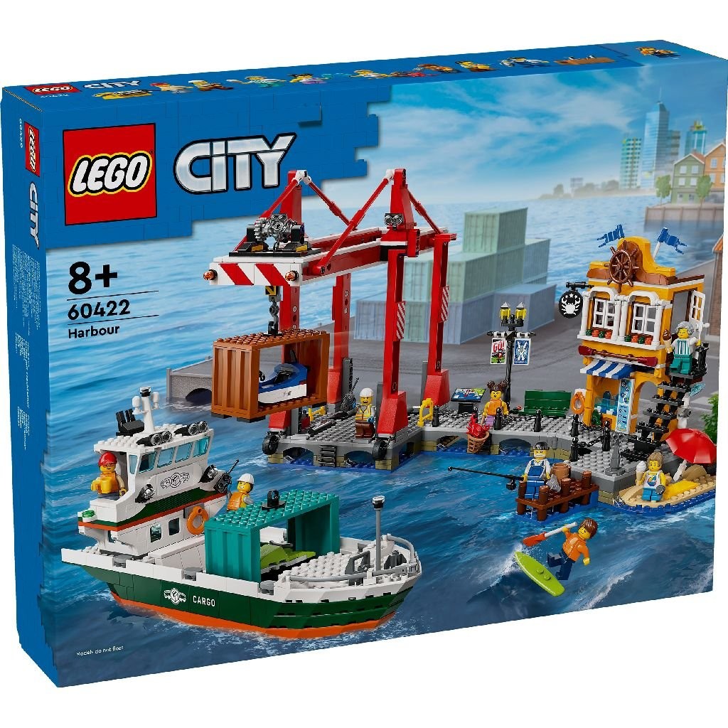 LEGO City - Port si nava de transport marfa (60422) | LEGO - 9 | YEO