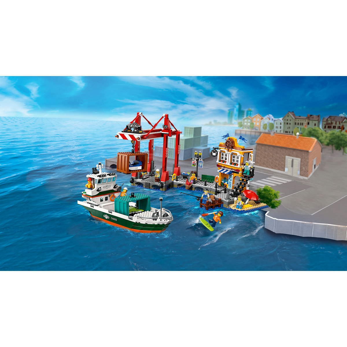 LEGO City - Port si nava de transport marfa (60422) | LEGO - 8 | YEO