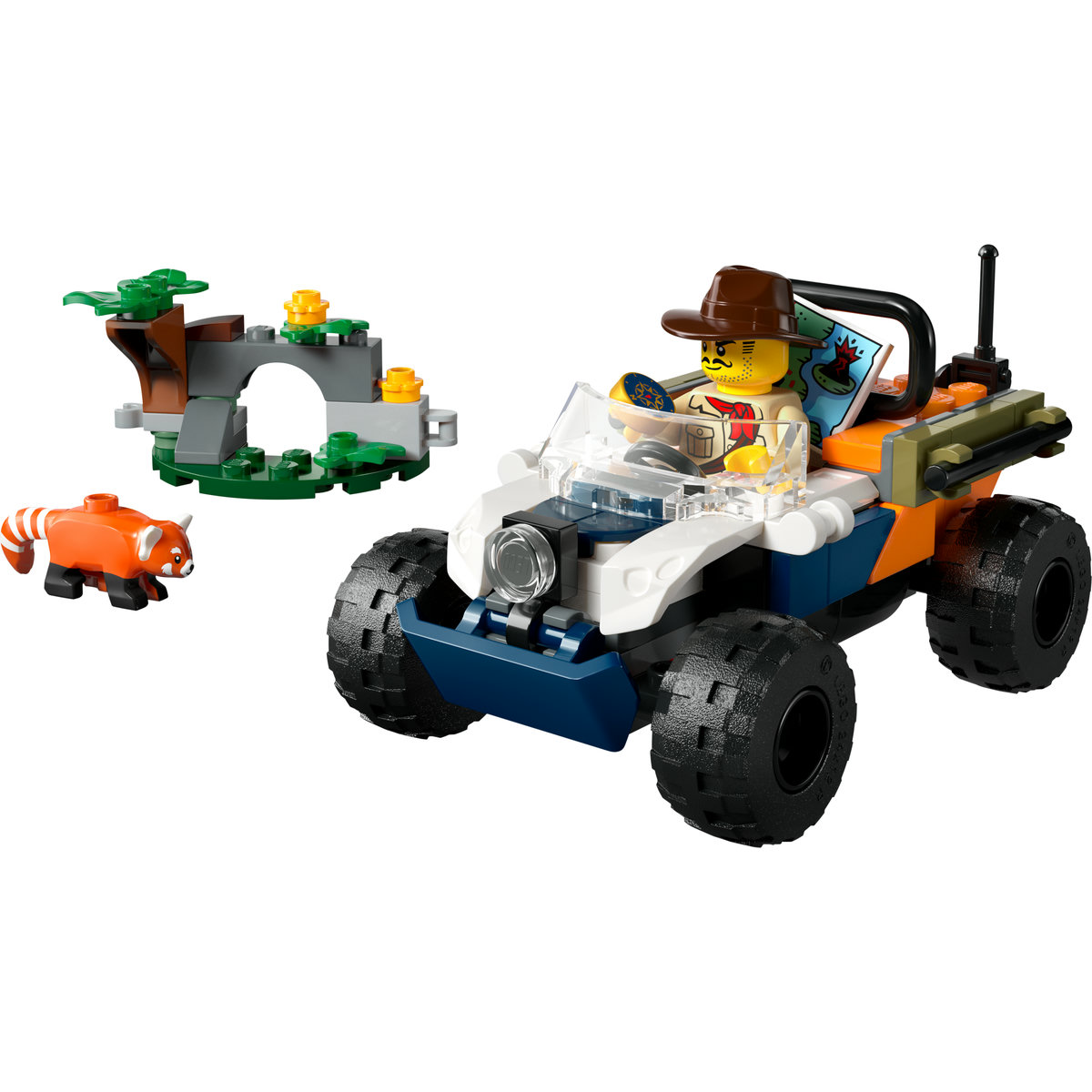 LEGO City - Exploratorul junglei pe ATV in cautarea unui panda rosu (60424) | LEGO - 5 | YEO