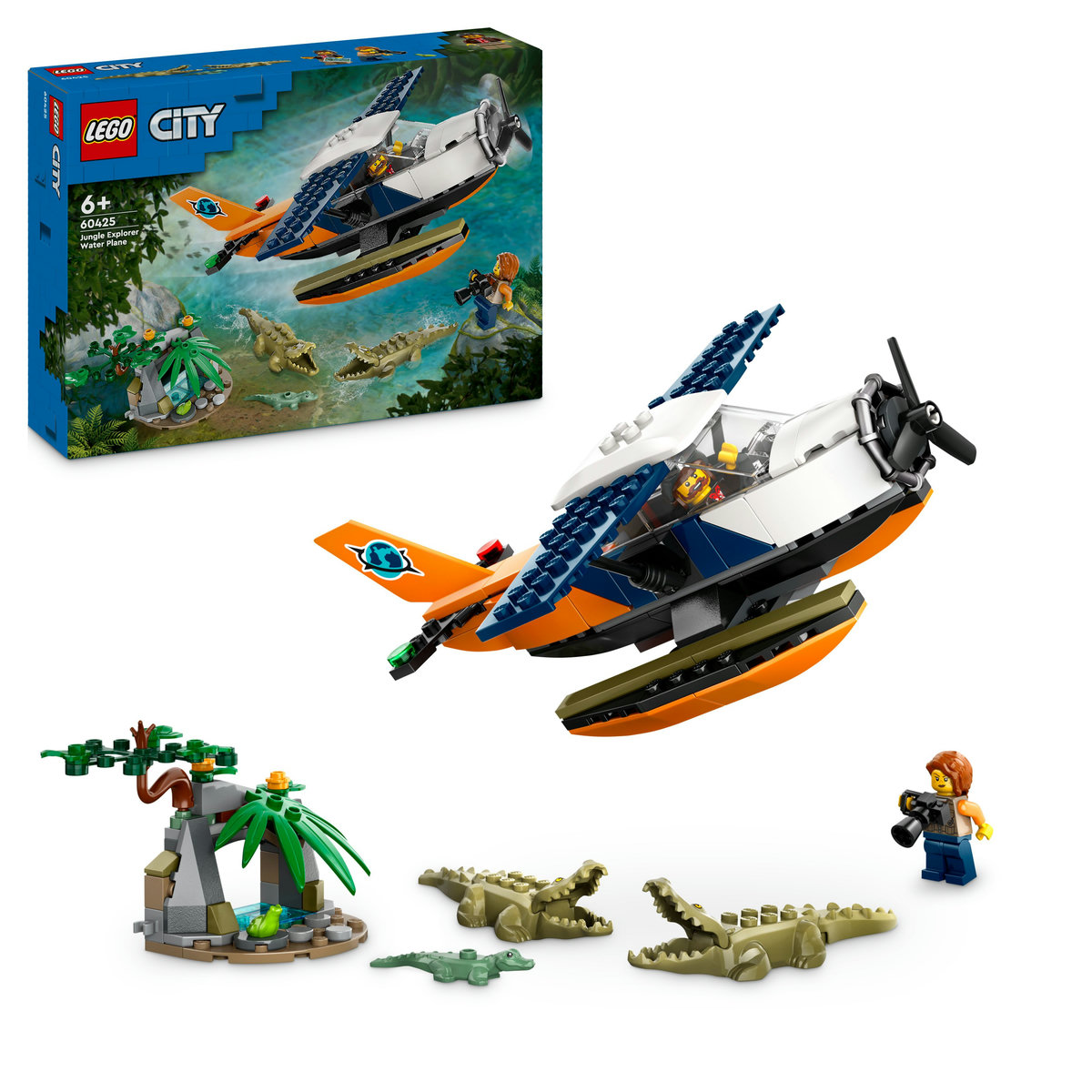 LEGO City - Hidroavionul unui explorator al junglei (60425) | LEGO