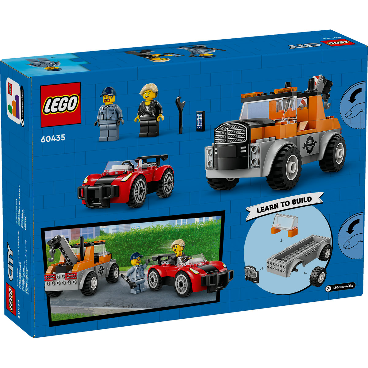 LEGO City - Camioneta de tractare si masina sport (60435) | LEGO - 1 | YEO