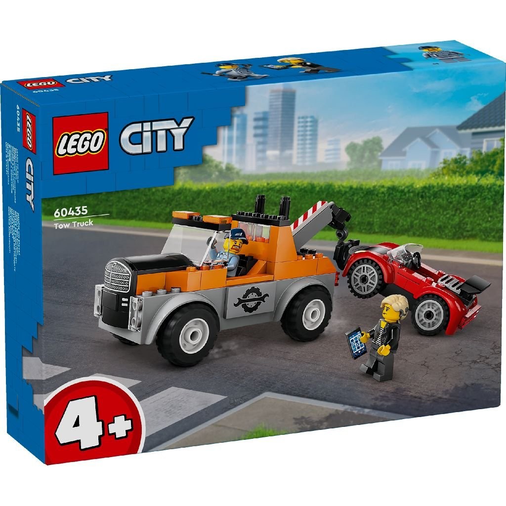 LEGO City - Camioneta de tractare si masina sport (60435) | LEGO - 9 | YEO