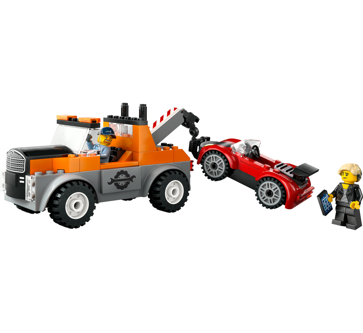 LEGO City - Camioneta de tractare si masina sport (60435) | LEGO - 5 | YEO