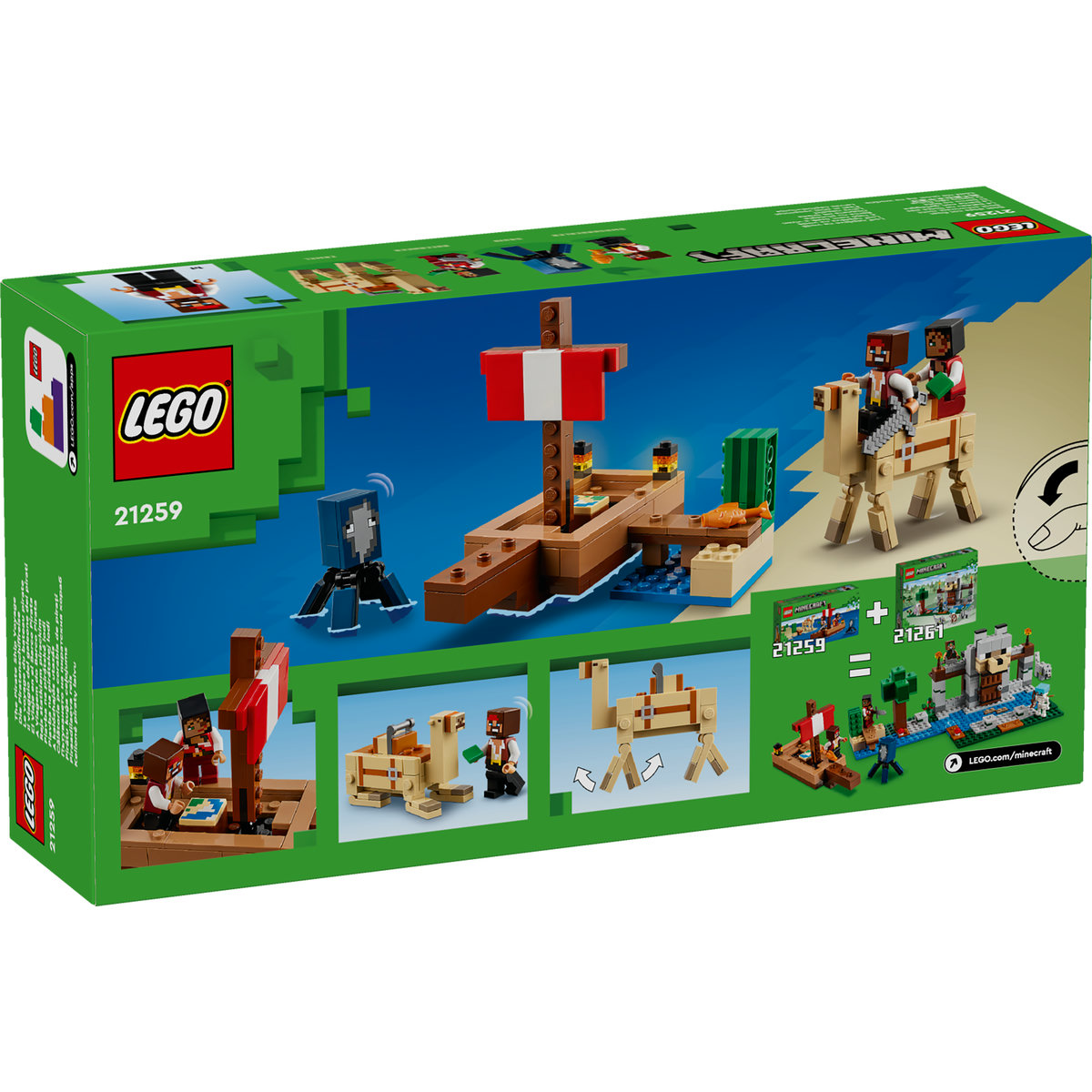 LEGO Minecraft - Calatorie pe corabia de pirati (21259) | LEGO - 1 | YEO