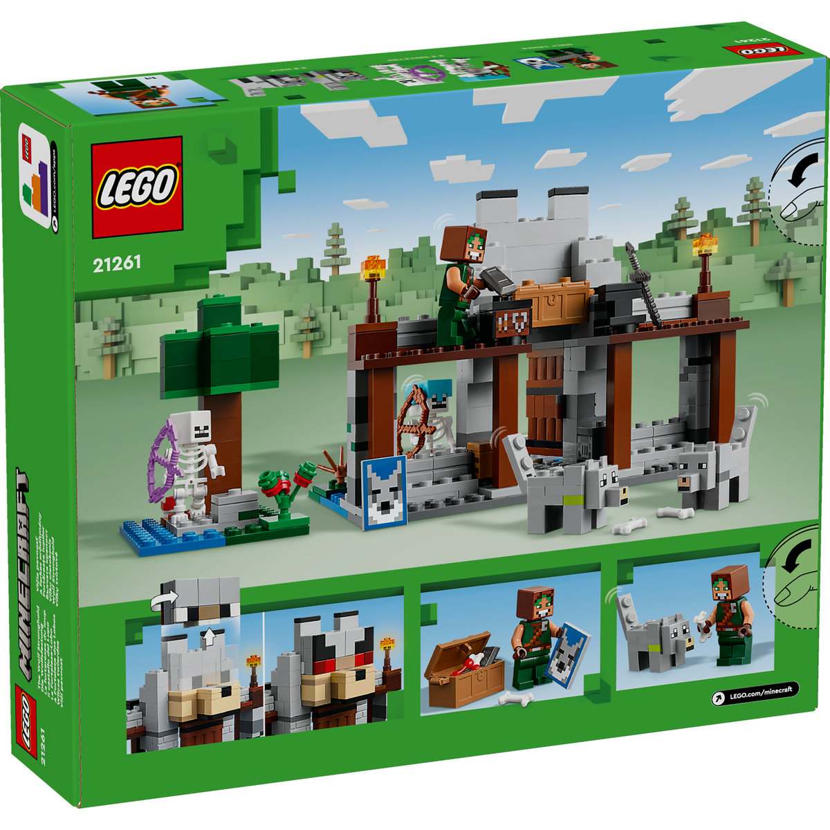 LEGO Minecraft - Fortareata lupilor (21261) | LEGO - 1 | YEO