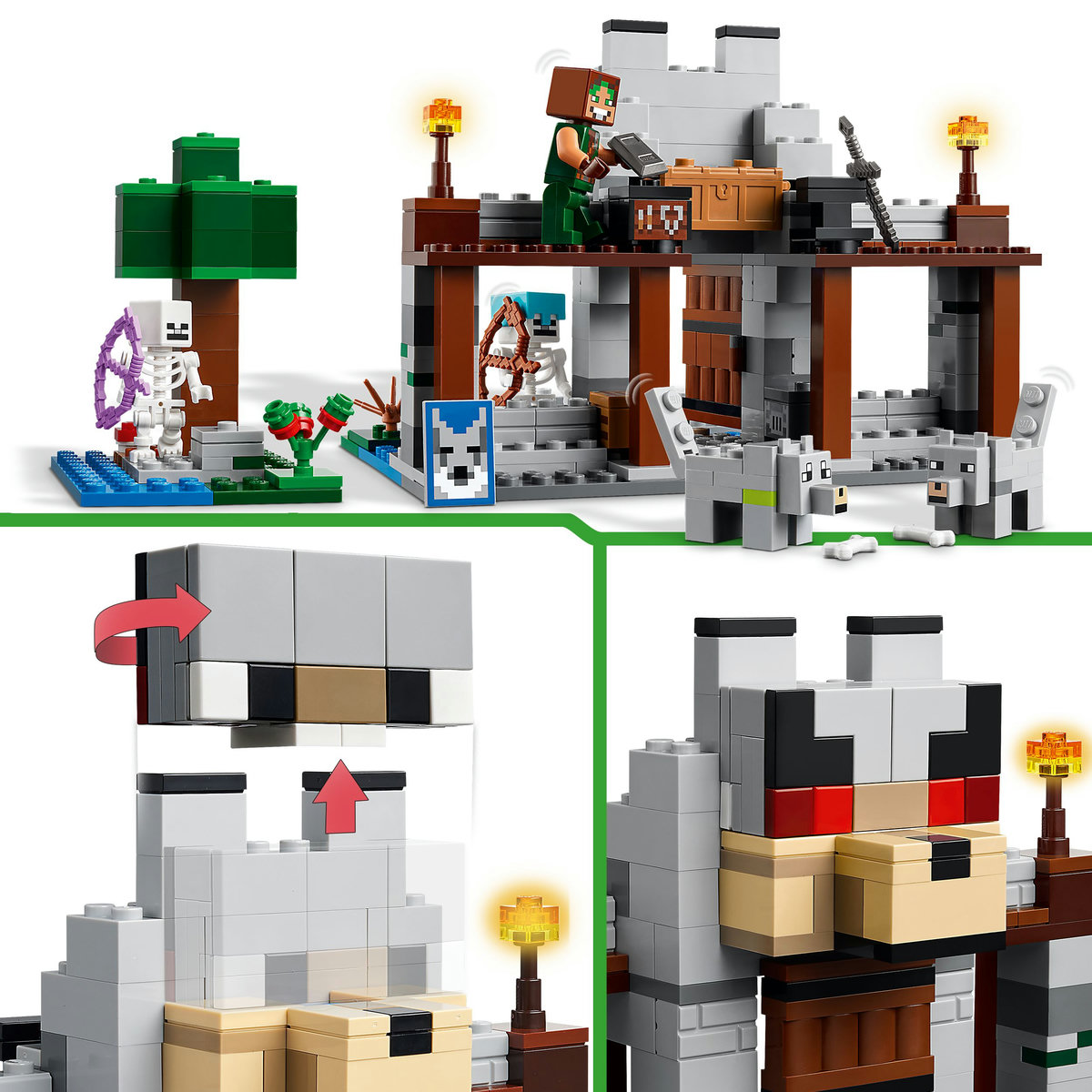 LEGO Minecraft - Fortareata lupilor (21261) | LEGO - 6 | YEO