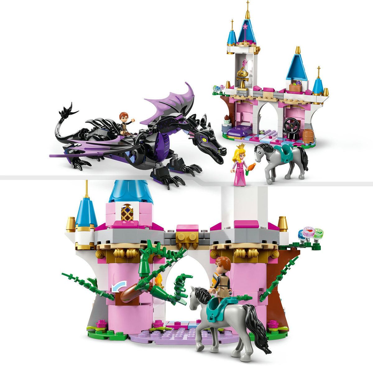 LEGO Disney - Maleficent sub forma de dragon (43240) | LEGO - 6 | YEO