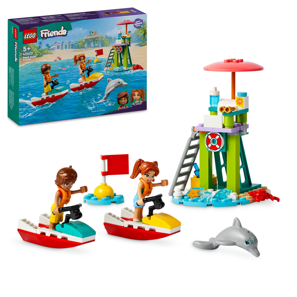 LEGO Friends - Scuter acvatic pe litoral (42623) | LEGO