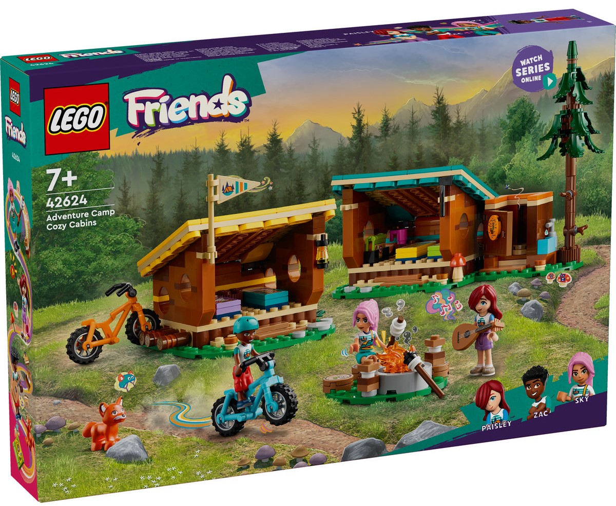 LEGO Friends - Cabane in tabara de aventuri (42624) | LEGO - imagine 16