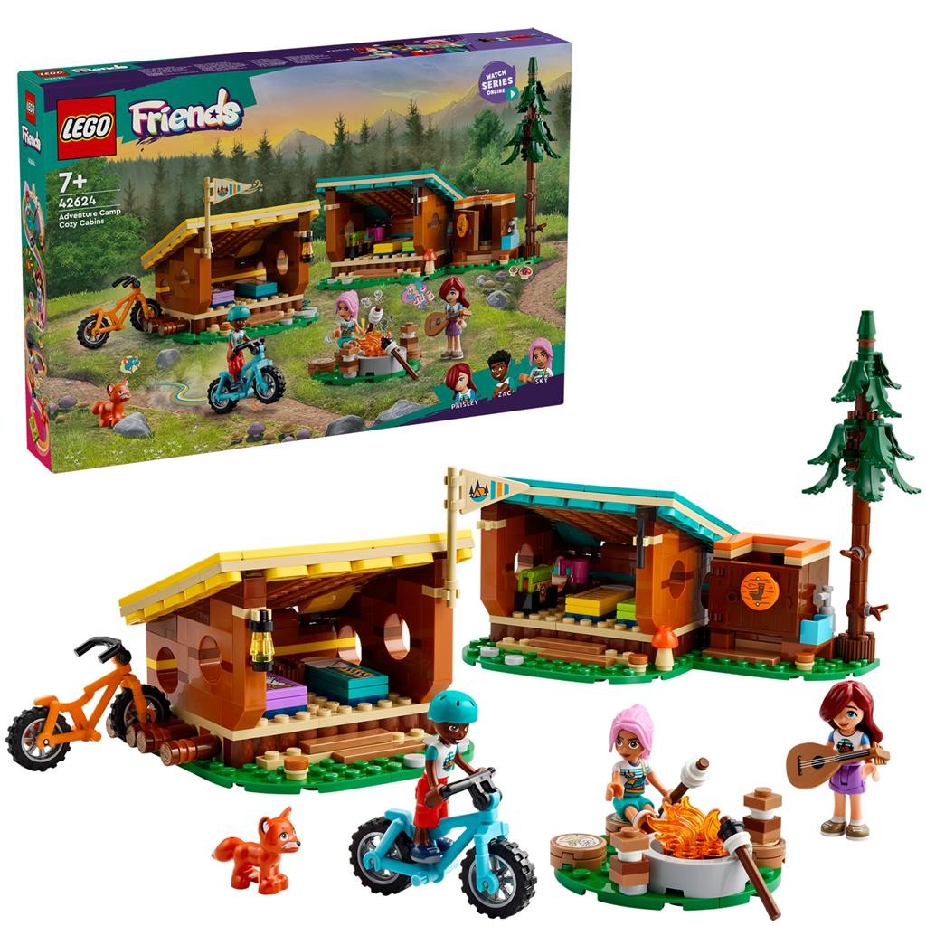 LEGO Friends - Cabane in tabara de aventuri (42624) | LEGO - imagine 15