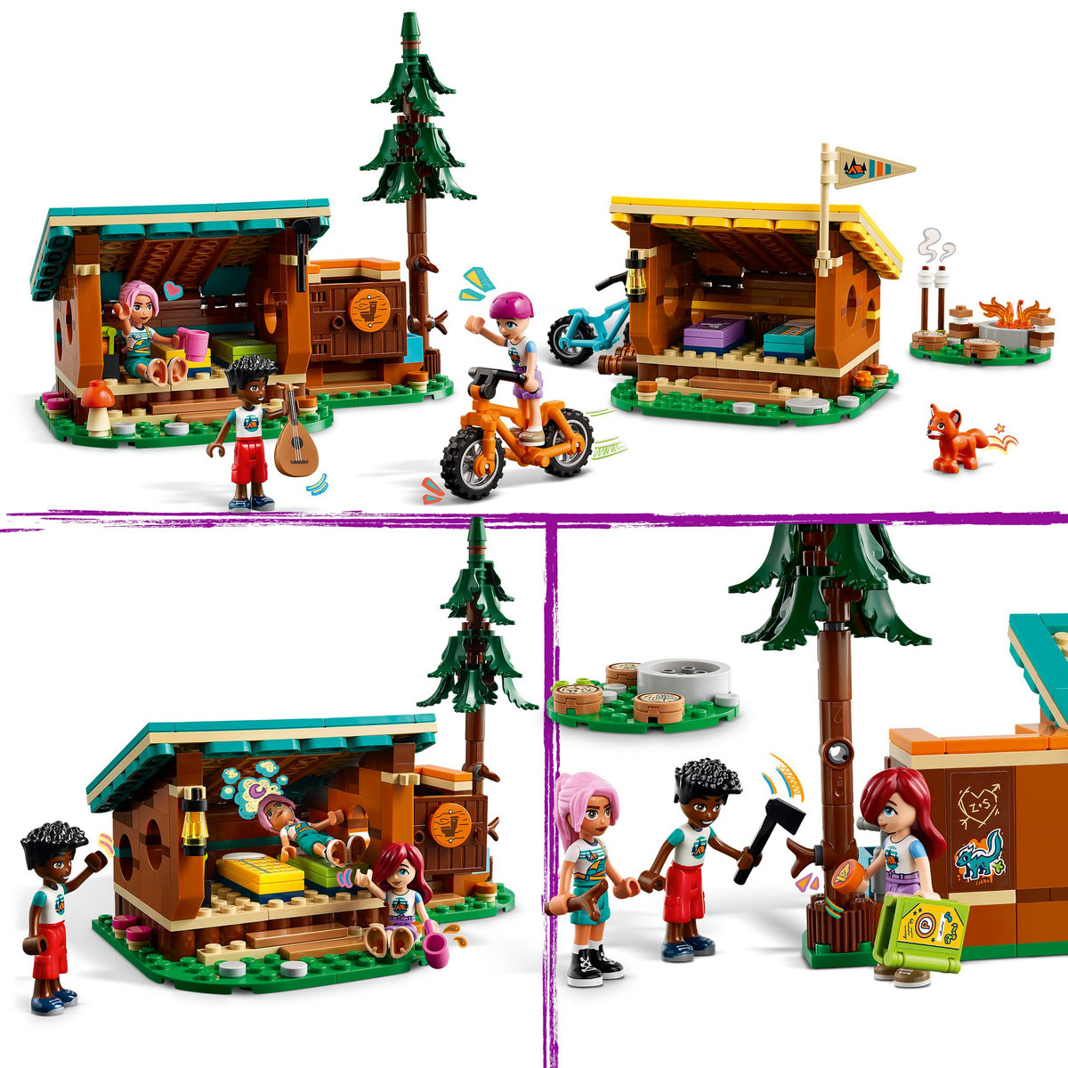 LEGO Friends - Cabane in tabara de aventuri (42624) | LEGO - 6 | YEO