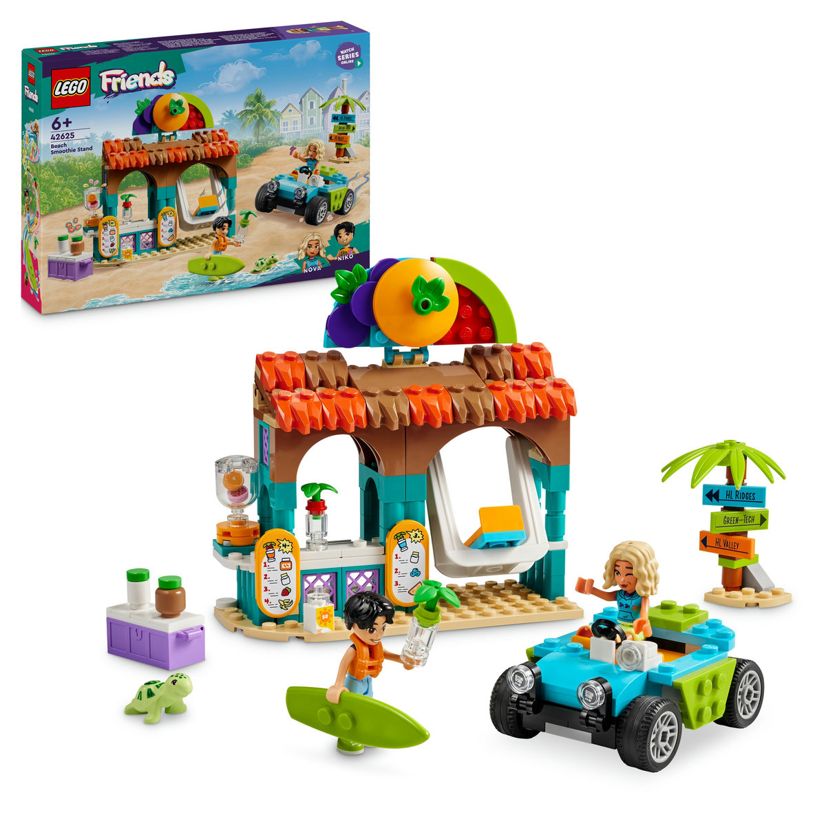 LEGO Friends - Chiosc de smoothie-uri pe plaja (42625) | LEGO