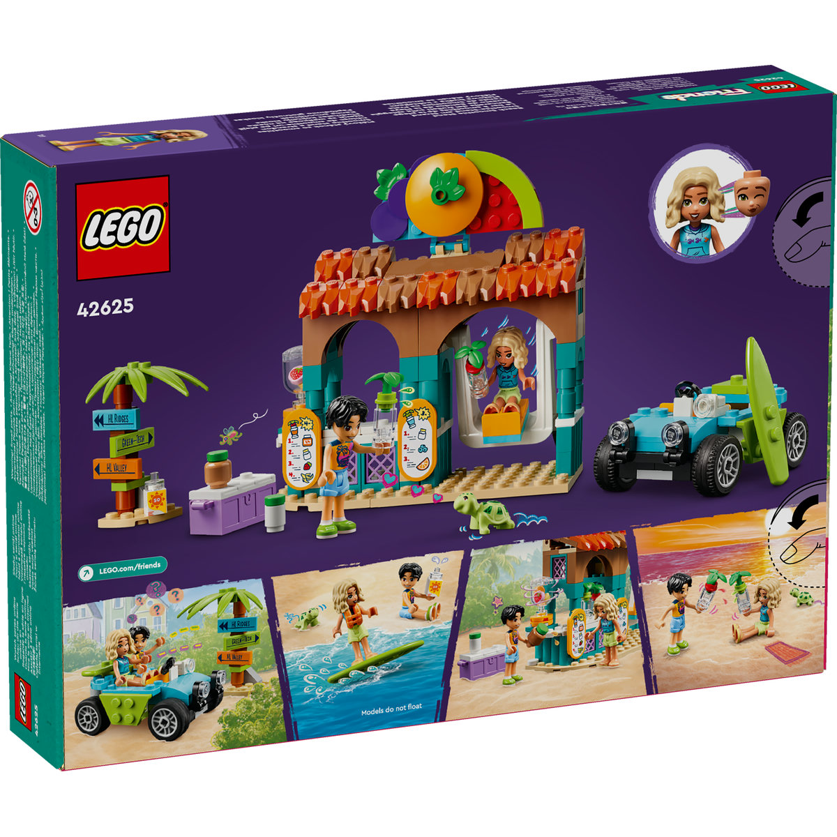 LEGO Friends - Chiosc de smoothie-uri pe plaja (42625) | LEGO - 1 | YEO