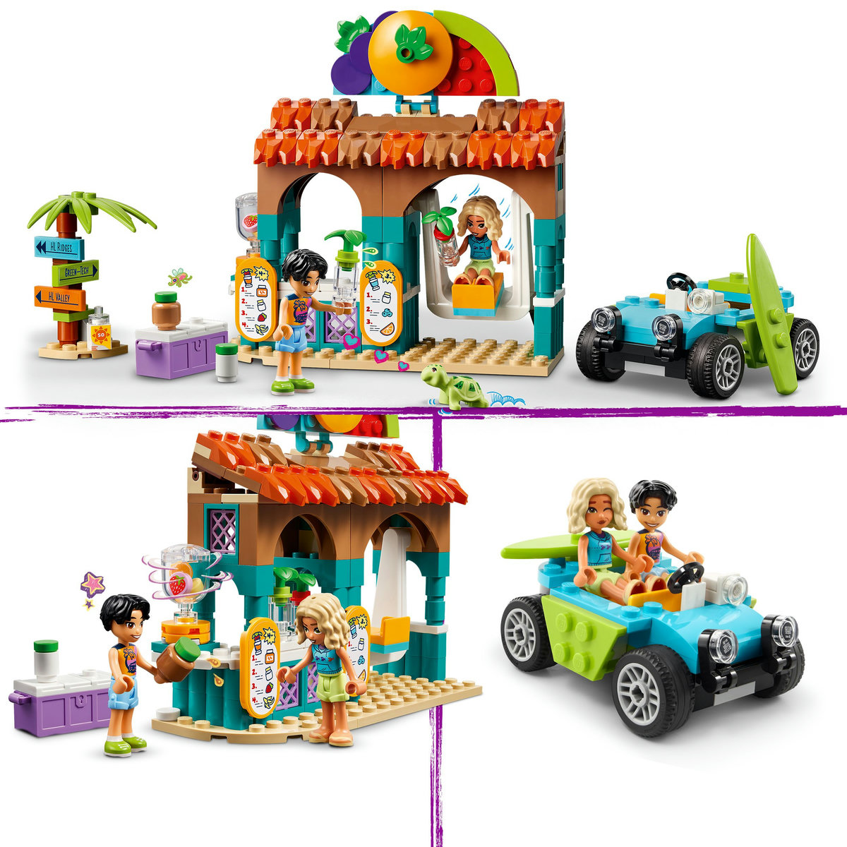 LEGO Friends - Chiosc de smoothie-uri pe plaja (42625) | LEGO - 6 | YEO