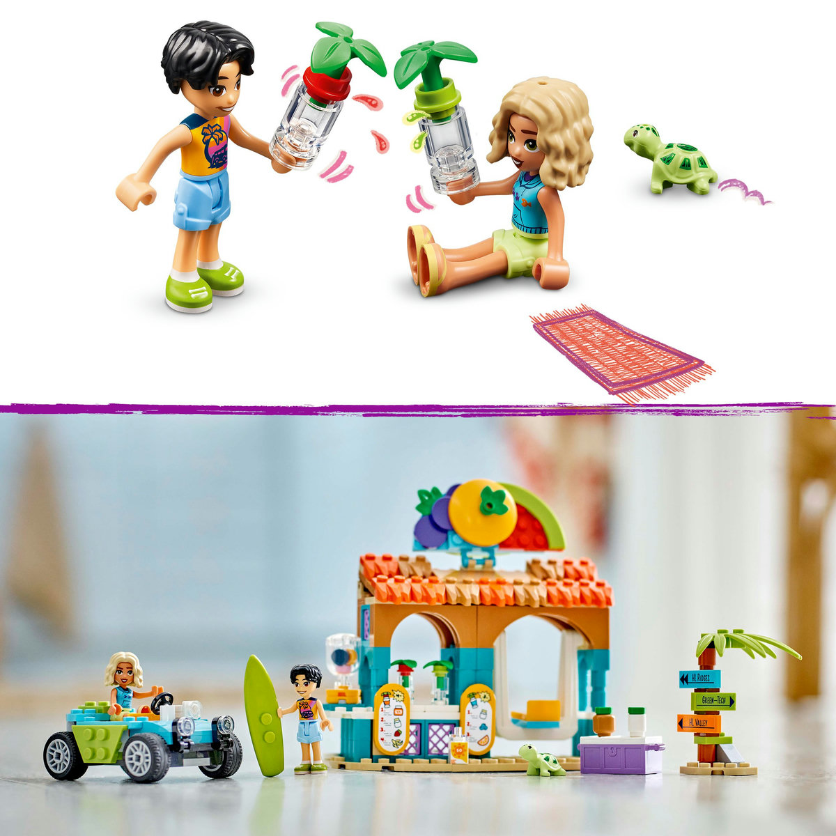 LEGO Friends - Chiosc de smoothie-uri pe plaja (42625) | LEGO - 8 | YEO