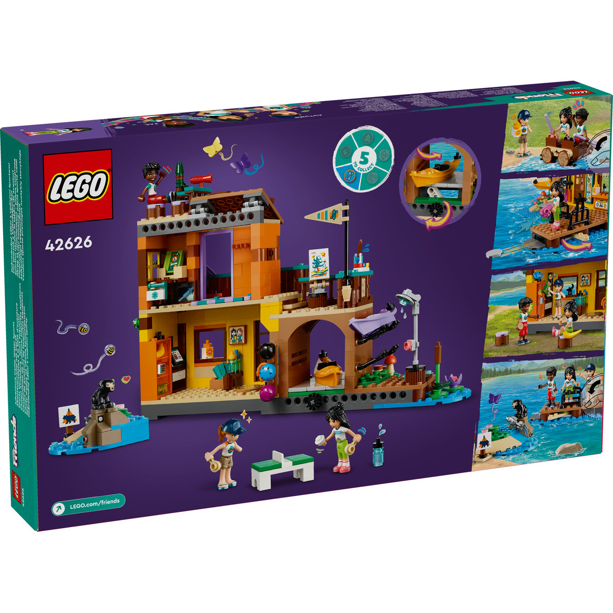 LEGO Friends - Sporturi nautice in tabara de aventuri (42626) | LEGO - 1 | YEO