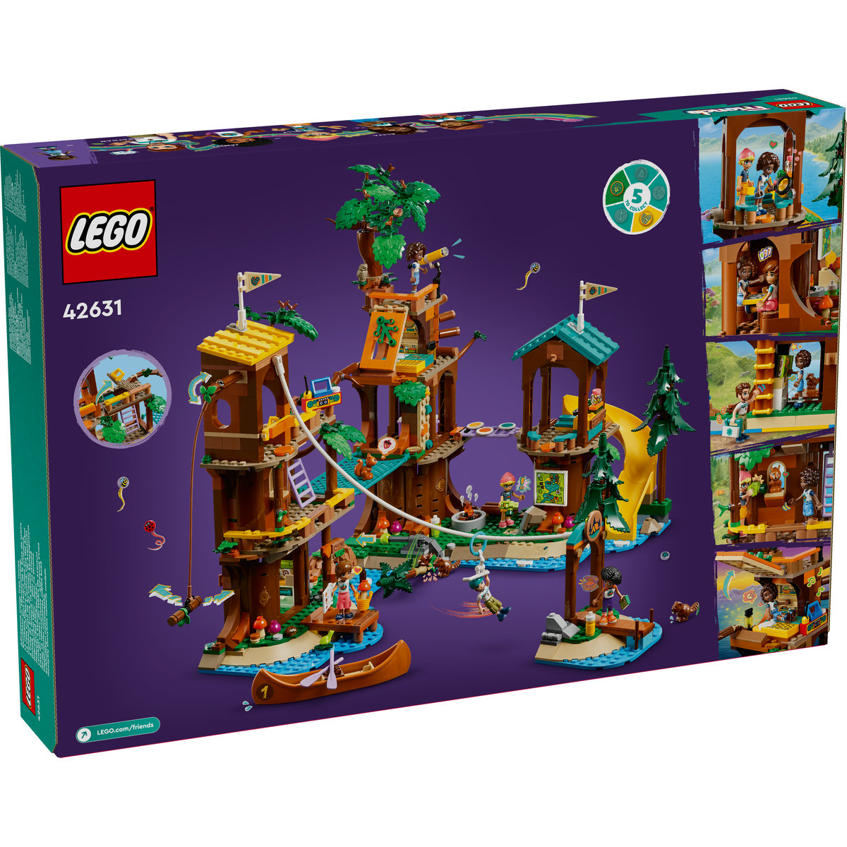 LEGO Friends - Casa din copac din tabara de aventuri (42631) | LEGO - 1 | YEO