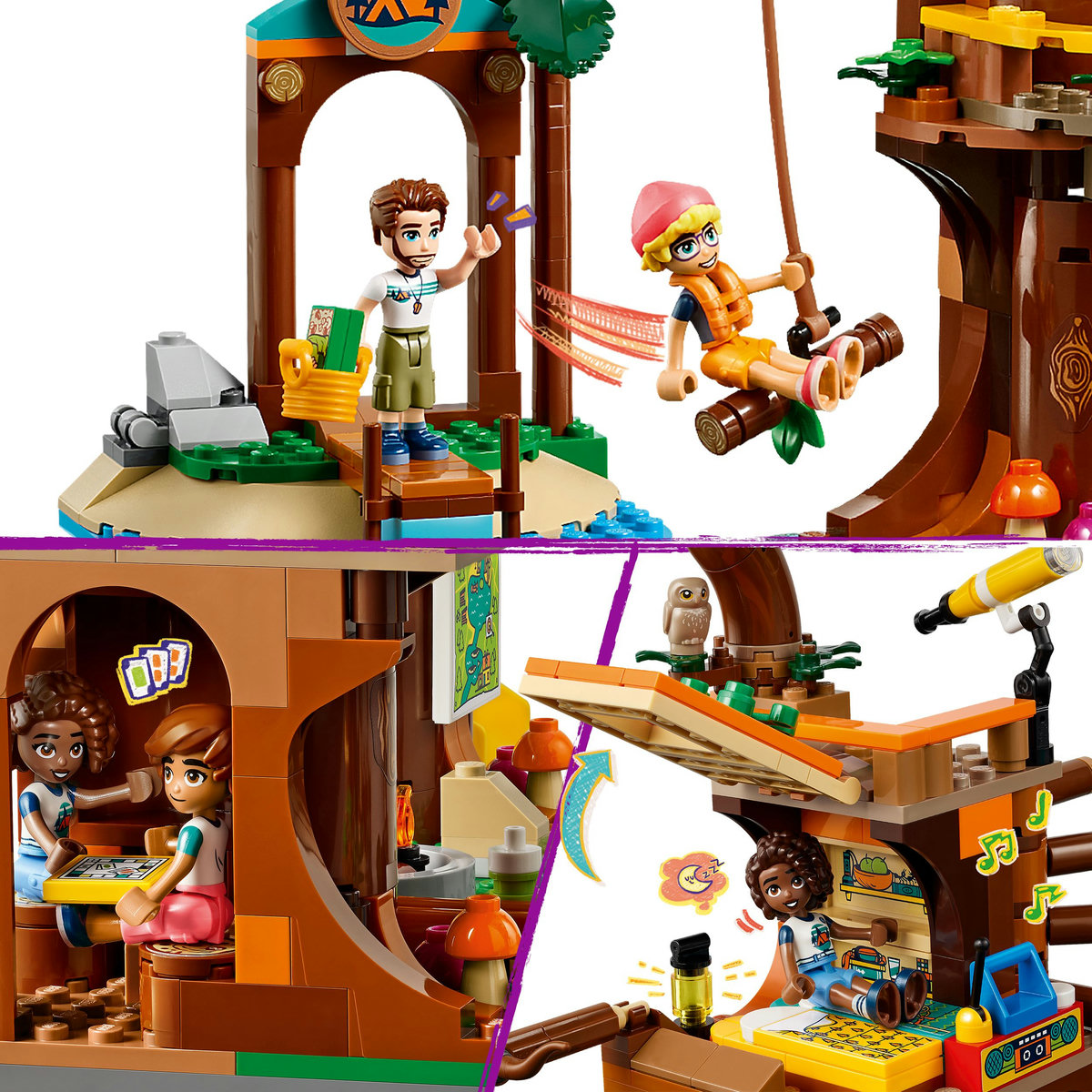 LEGO Friends - Casa din copac din tabara de aventuri (42631) | LEGO - 7 | YEO