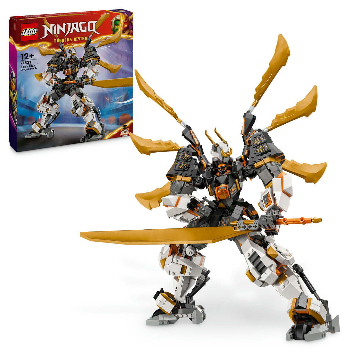 LEGO Ninjago - Robotul-dragon de titan al lui Cole (71821) | LEGO