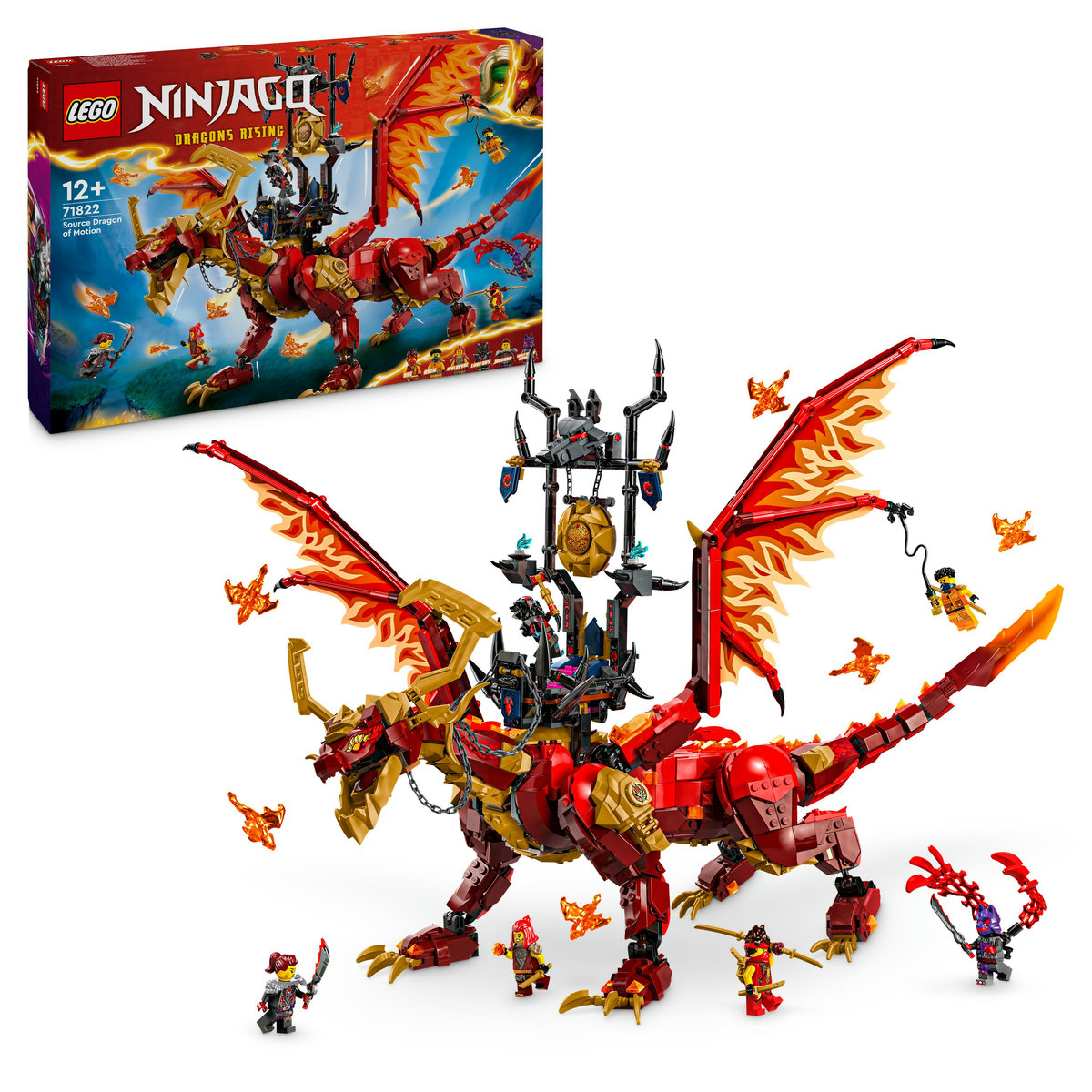 LEGO Ninjago - Dragonul-sursa al miscarii (71822) | LEGO