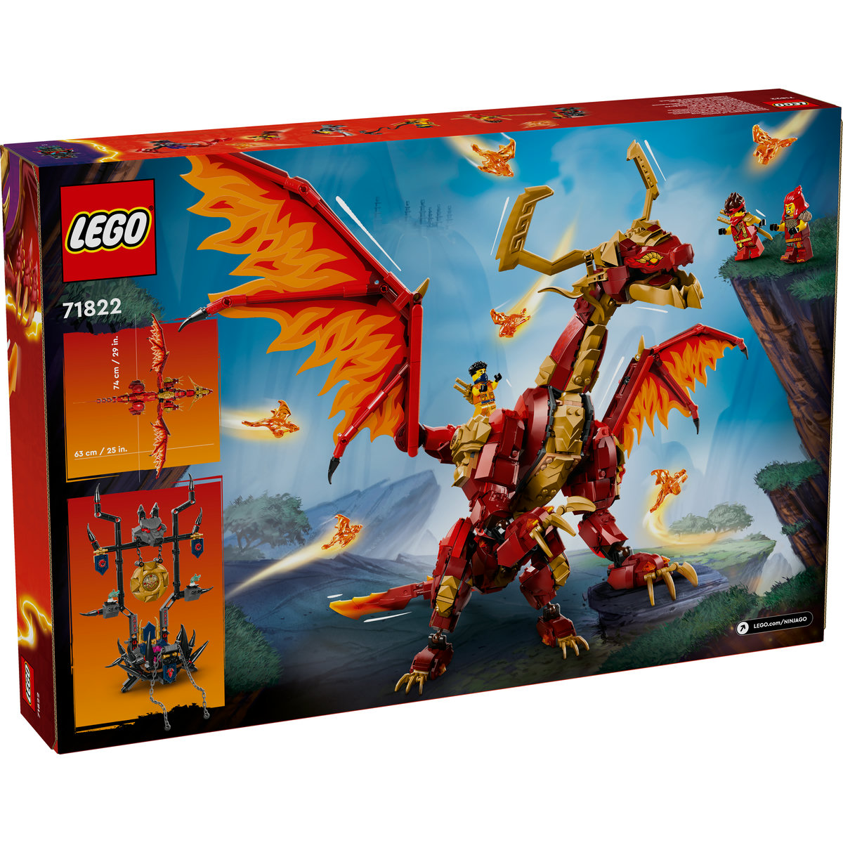 LEGO Ninjago - Dragonul-sursa al miscarii (71822) | LEGO - 1 | YEO